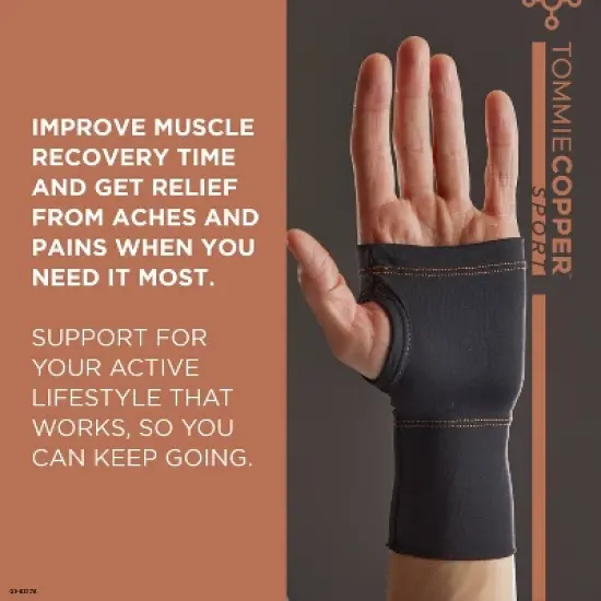 Tommie Copper Sport Compression Wrist Sleeve image {5}