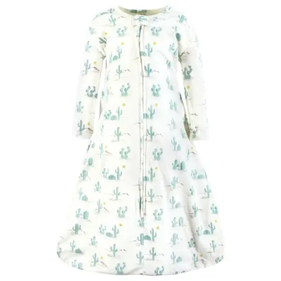 Hudson Baby Long Sleeve Cotton Jersey Sleeping Bag, Sack, Blanket, Desert Cactus image {2}
