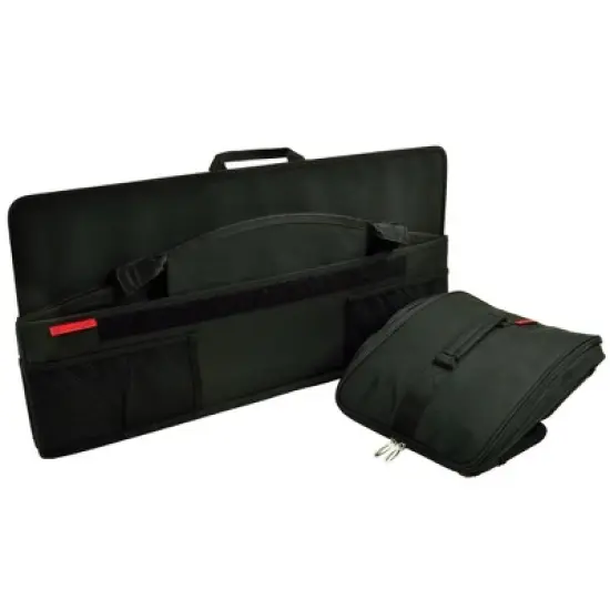 Picnic at Ascot - Ultimate Heavy Duty Trunk Organizer w/Cooler - No Slide Rigid Base - 70 LB Capacity - 30" wide x 14.75" deep X 9" high - Black image {2}