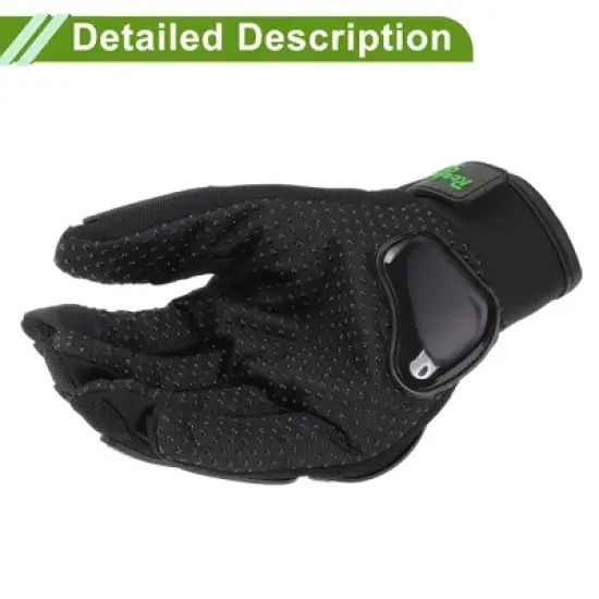 Unique Bargains Motorbike Gloves Breathable Full Finger Glove Nylon Outdoor Gloves 1 Pair image {3}