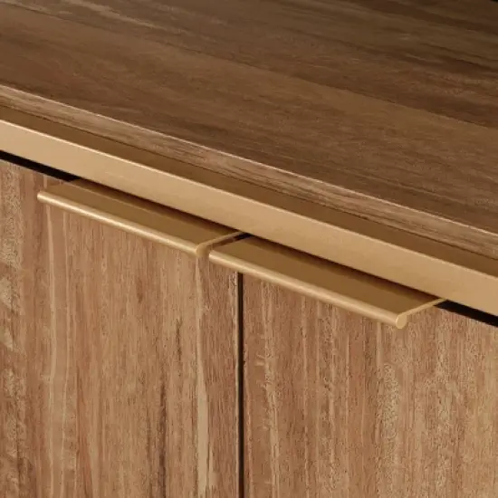 International Lux Modern TV Stand for TVs up to 65" Sindoori Mango - Sauder image {4}