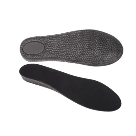 Unique Bargains Height Increase Shoe Inserts Fit Shoe Dark Gray Black 1 Pair image {3}