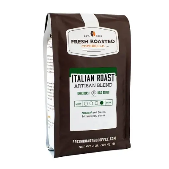 Fresh Roasted Coffee, Italian Roast Espresso Blend, Ground Coffee image {4}