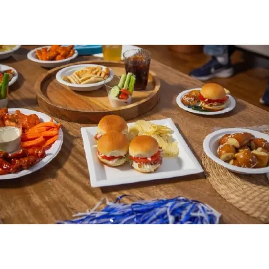 Chinet Classic Square Dinner Plate 9 1/2" - 18ct image {3}