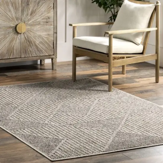 nuLOOM Katherine Moroccan High-Low Indoor/Outdoor Area Rug image {8}