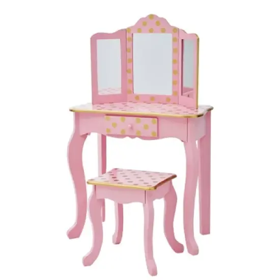 Fashion Polka Dot Gisele Play Vanity Set - Teamson Kids image {13}