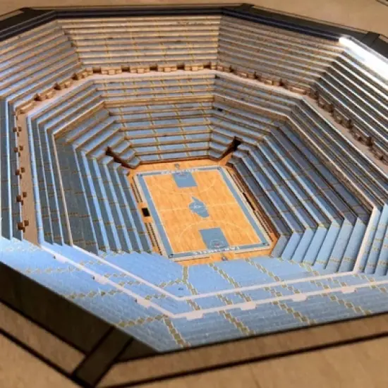 NCAA North Carolina Tar Heels 25-Layer StadiumViews Lighted End Table image {2}