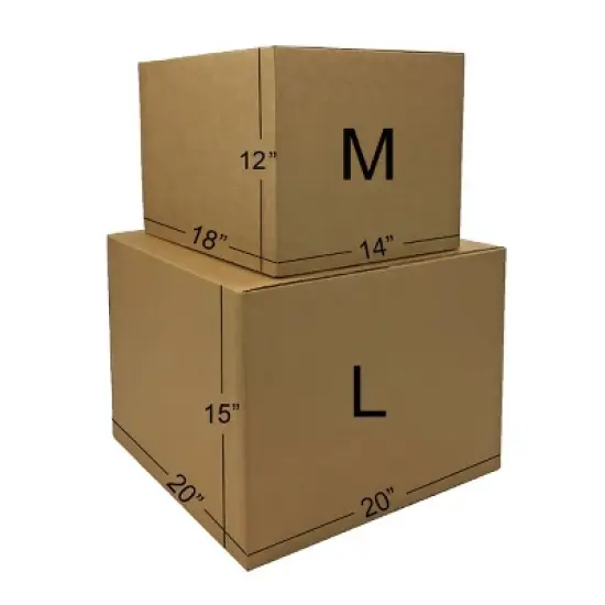 UBMOVE Moving Boxes 2 Room Bigger Smart Moving Kit 28 Boxes , Tape, and more image {4}