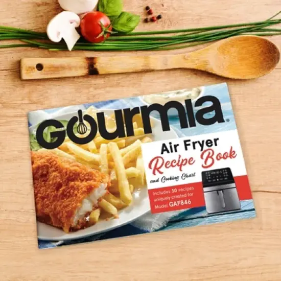 Gourmia 8qt Digital Air Fryer, with 12 One-Touch Functions & Guided Cooking - Stainless Steel: Kitchen Appliance image {7}