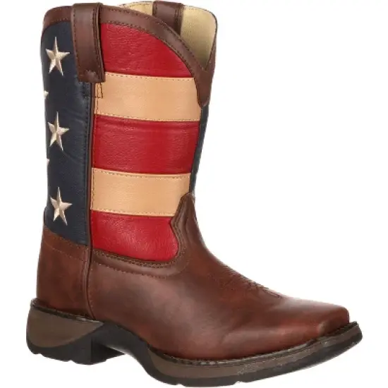 LIL' DURANGO Kid's Patriotic Western Flag Boot image {7}