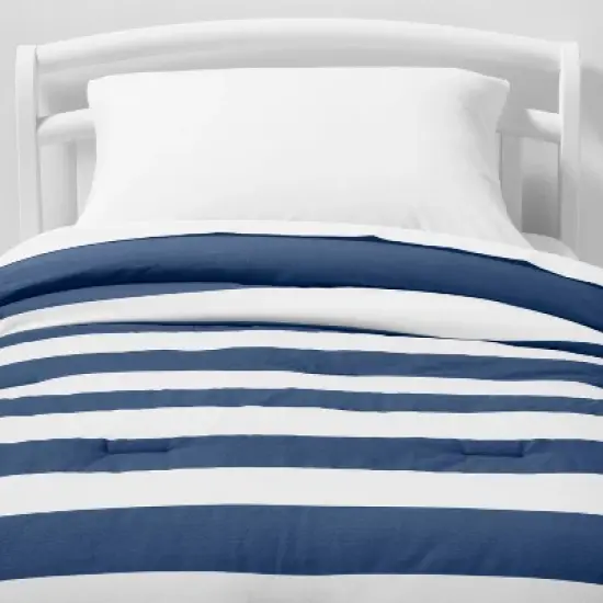 Toddler Rugby Striped Cotton Kids' Comforter - Pillowfort&trade; image {5}