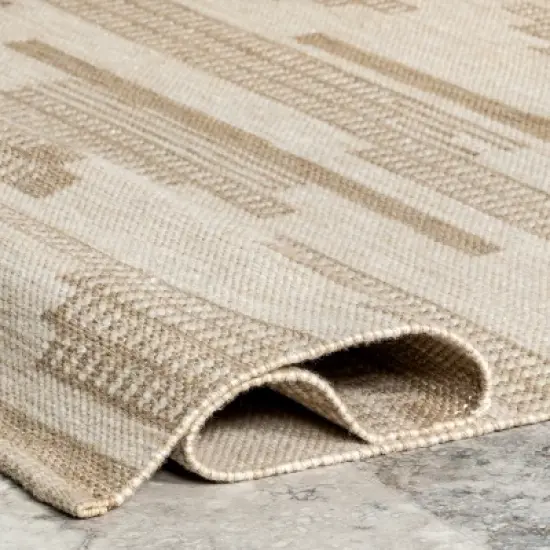 nuLOOM Maddy Abstract Lined Indoor/Outdoor Patio Area Rug image {3}