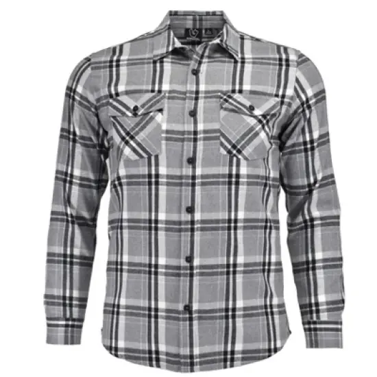 Burnside Men's Plaid Yarn Dyed Modern Fit Flannel Shirt image {6}