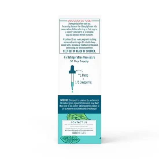 MaryRuth's Vegan Chlorophyll Liquid Drops - 2 fl oz image {3}