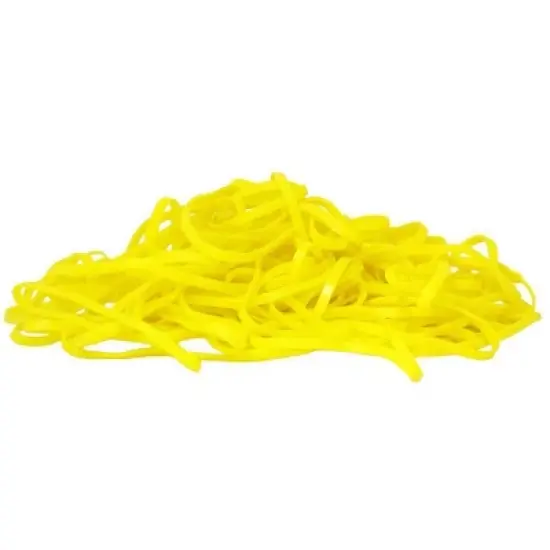 JAM Paper 100pk Colorful Rubber Bands - Size 33 - Yellow image {1}