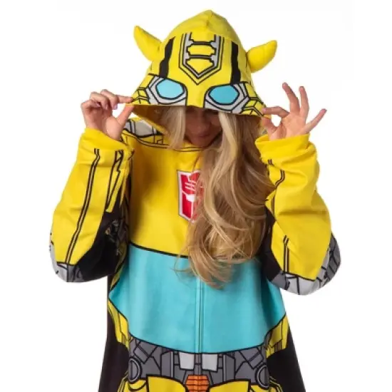 Transformers Men's Retro Character Union Suit One Piece Costume Pajama image {6}