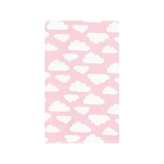 Hudson Baby Infant Girl Cotton Flannel Burp Cloths, Girl New Elephant 10-Pack, One Size image {5}