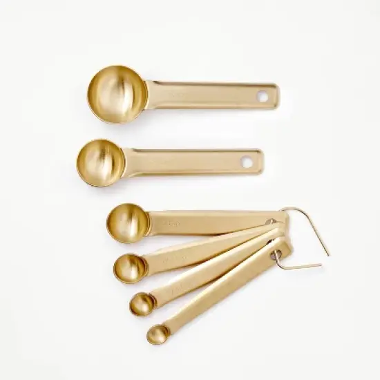 6pc Stainless Steel Measuring Spoons - Figmint&trade; image {3}