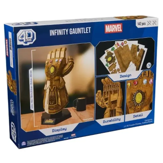 4D BUILD - Marvel Infinity Gauntlet Model Kit Puzzle 142pc image {6}
