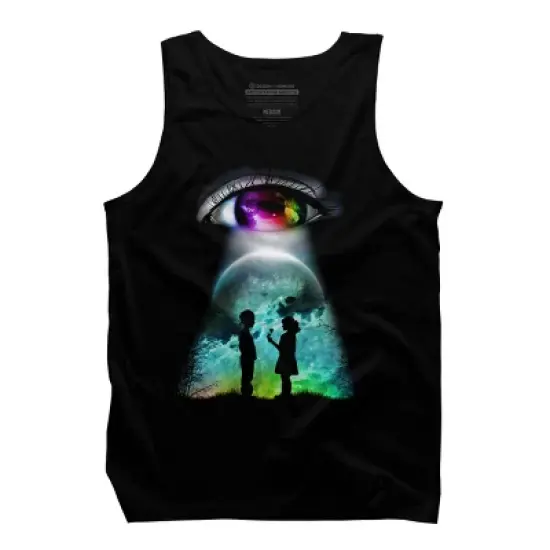 Men's Design By Humans Love At First Sight By clingcling Tank Top image {4}