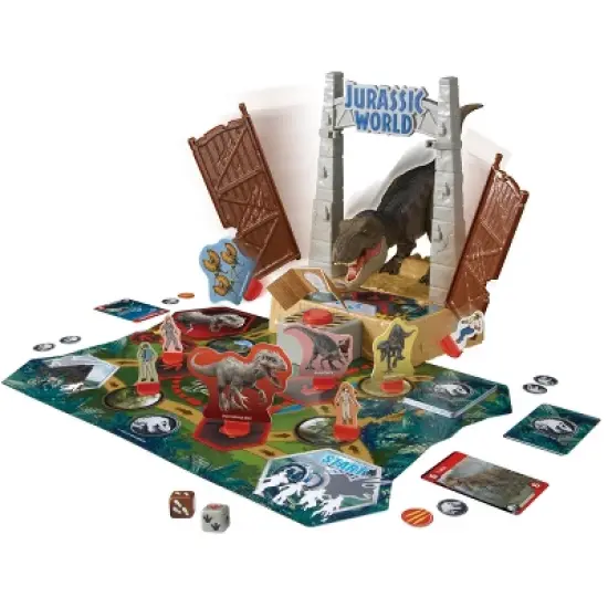 Epoch Games Jurassic World T-Rex Escape, Tabletop Action Game, Ages 6+ image {9}