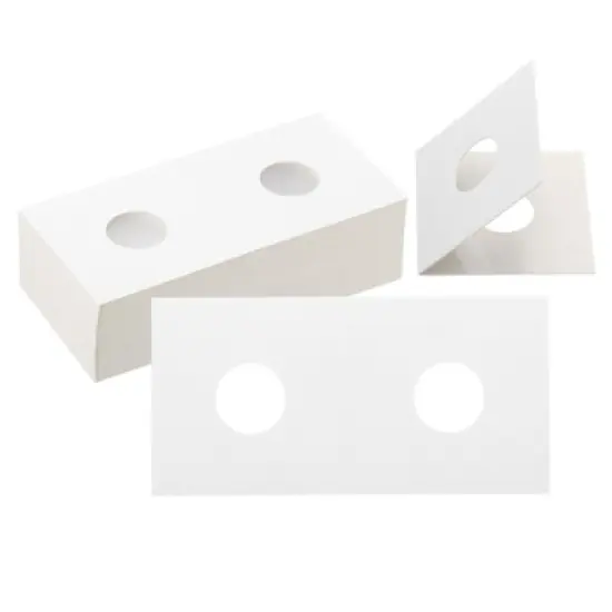 Unique Bargains Transparent Window Cardboard Collector Coin Holder 50 Pcs image {6}