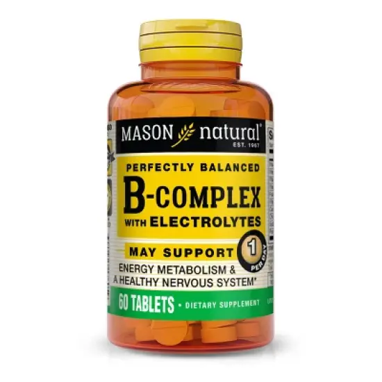 Mason Naturals B Complex with Electrolytes Multivitamin Tablets - 60ct image {5}