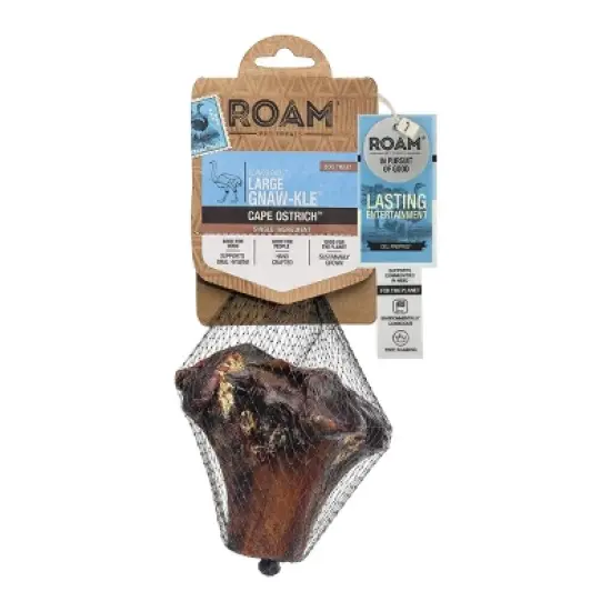ROAM Original Flavor Long Lasting Knuckles Bone Dog Treats - 6oz image {4}