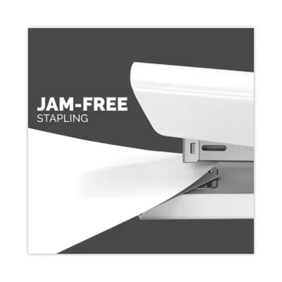 Fellowes LX820 Classic Full Strip Stapler, 20-Sheet Capacity, White image {2}