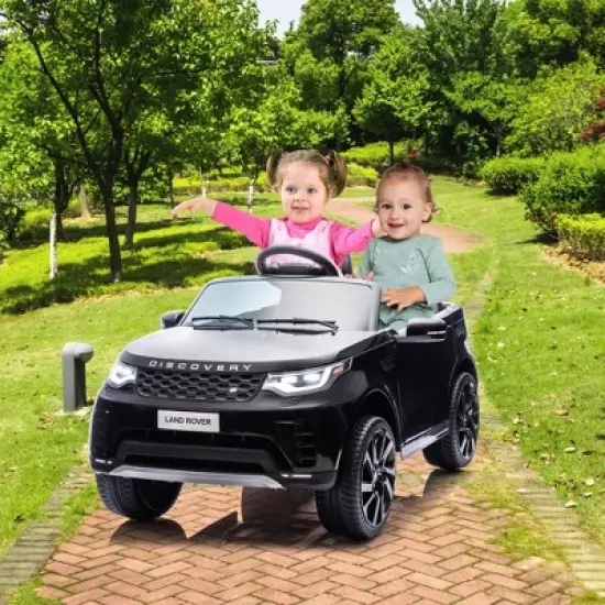 Garvee 12V Kids Electric Ride-On Car with Remote &ndash; Land Rover Licensed Toy Vehicle with LED Lights, Music, Seatbelt & Dual Motors image {5}