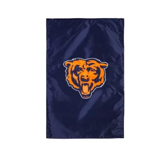 Evergreen NFL Chicago Bears Applique House Flag 28 x 44 Inches Outdoor Decor for Homes and Gardens image {1}