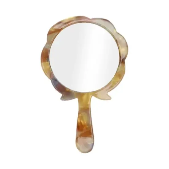 Unique Bargains Roses Shaped Handheld Mirrors 1 Pc image {4}