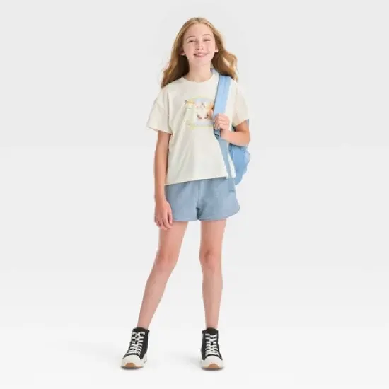 Girls' Fleece Pull-On Shorts - art class&trade; image {2}