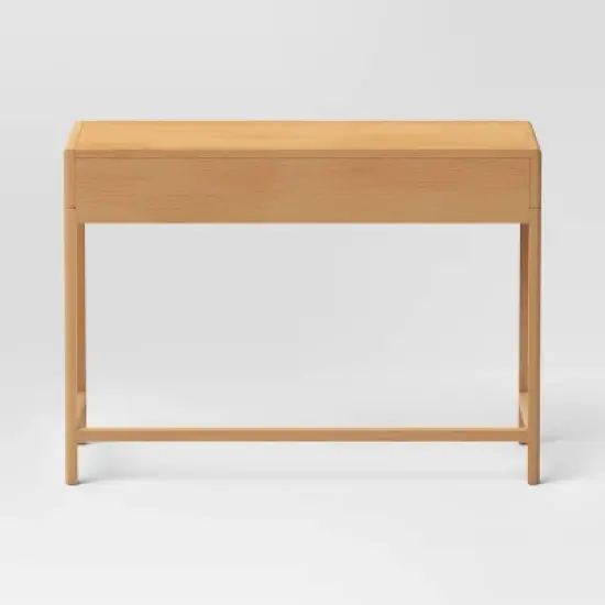 Minsmere Writing Desk with Drawers Brown - Threshold&trade; image {3}