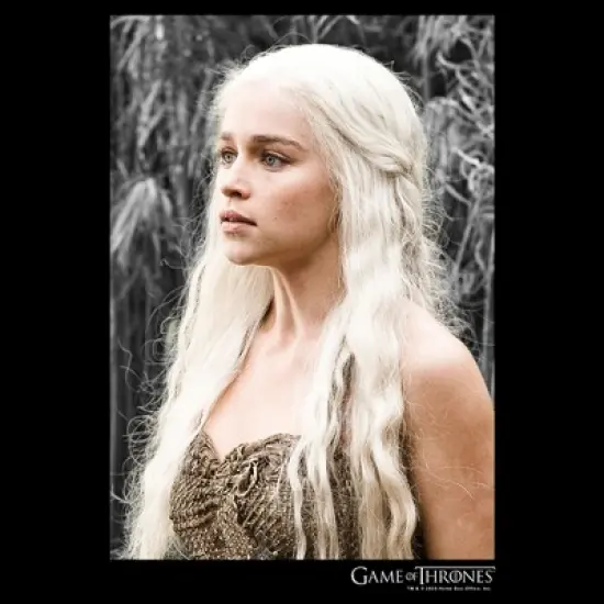 Men's Game of Thrones Daenerys Photo White Logo Sweatshirt image {1}