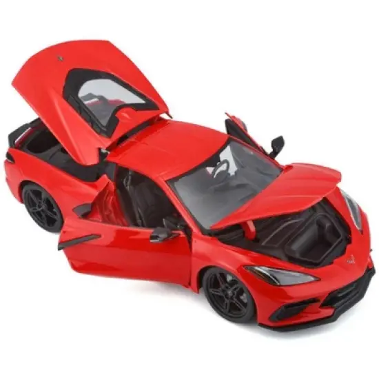 2020 Chevrolet Corvette Stingray C8 Red 1/18 Diecast Model Car by Maisto image {1}