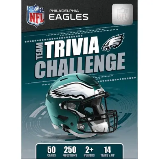 MasterPieces Officially Licensed NFL Philadelphia Eagles Trivia Challenge Card Game image {4}