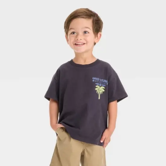 Grayson Mini Toddler Boys' Good Things Are Coming Graphic T-Shirt - Black image {3}