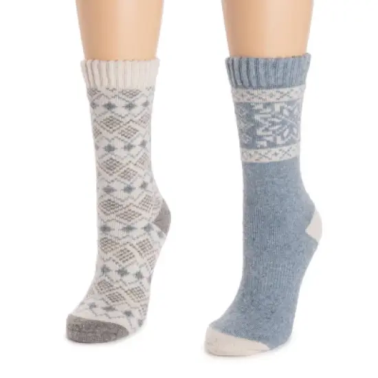 MUK LUKS Women's 2 Pack Wool Socks image {6}