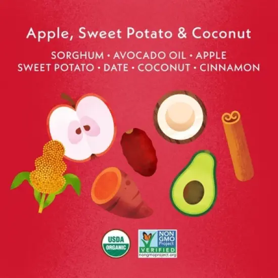 Once Upon a Farm Fruit & Veggie Puffs Apple Sweet Potato & Coconut Baby Snacks - 1.5oz image {3}