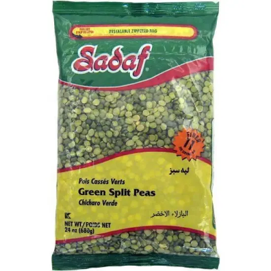 Sadaf Green Split Peas - 24oz image {3}