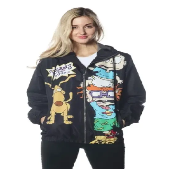 Members Only - Women's Chucky Placement Windbreaker Oversized Jacket image {5}