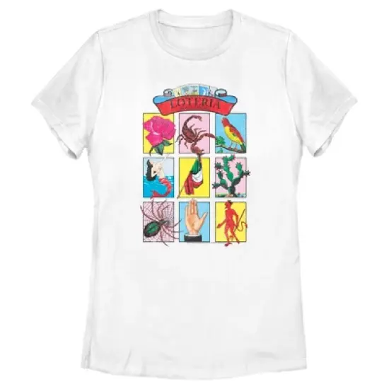 Women's Loteria Colorful Tabla T-Shirt image {3}