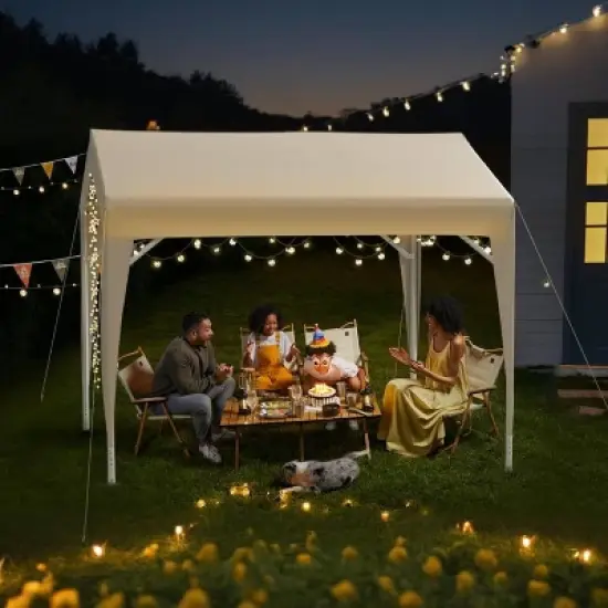 GustoWave Outdoor 10'x10' Waterproof Oxford Fabric Canopy Tent for Weddings image {2}