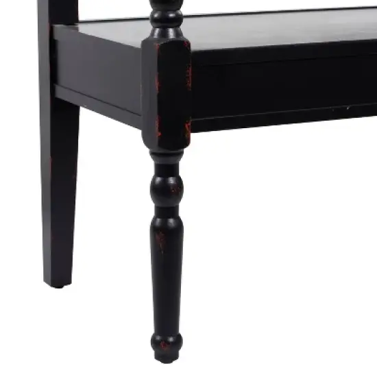 Farmhouse Wood Sitting Bench - Olivia & May image {3}