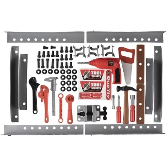 Toyrifik Toy Tool Set Workbench image {1}