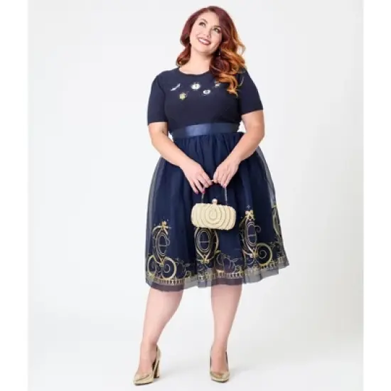 Disney's Cinderella Collection by Unique Vintage Women's Plus Sweater image {3}