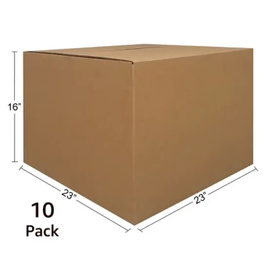 UOFFICE Bundle of 10 Shipping Boxes 23" x 23" x 16" image {2}