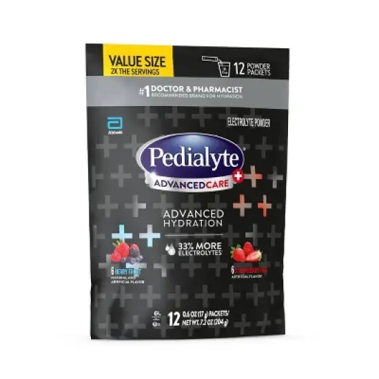 Pedialyte Advanced Care Electrolyte Powder - 3.6oz/12ct image {1}