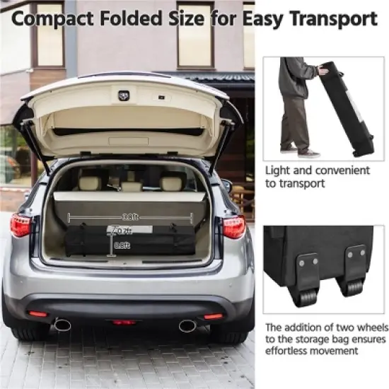 Yaheetech 6FT Portable Canopy Tent with Roller Bag & Sandbags & Guy Lines & Ground Stakes image {6}